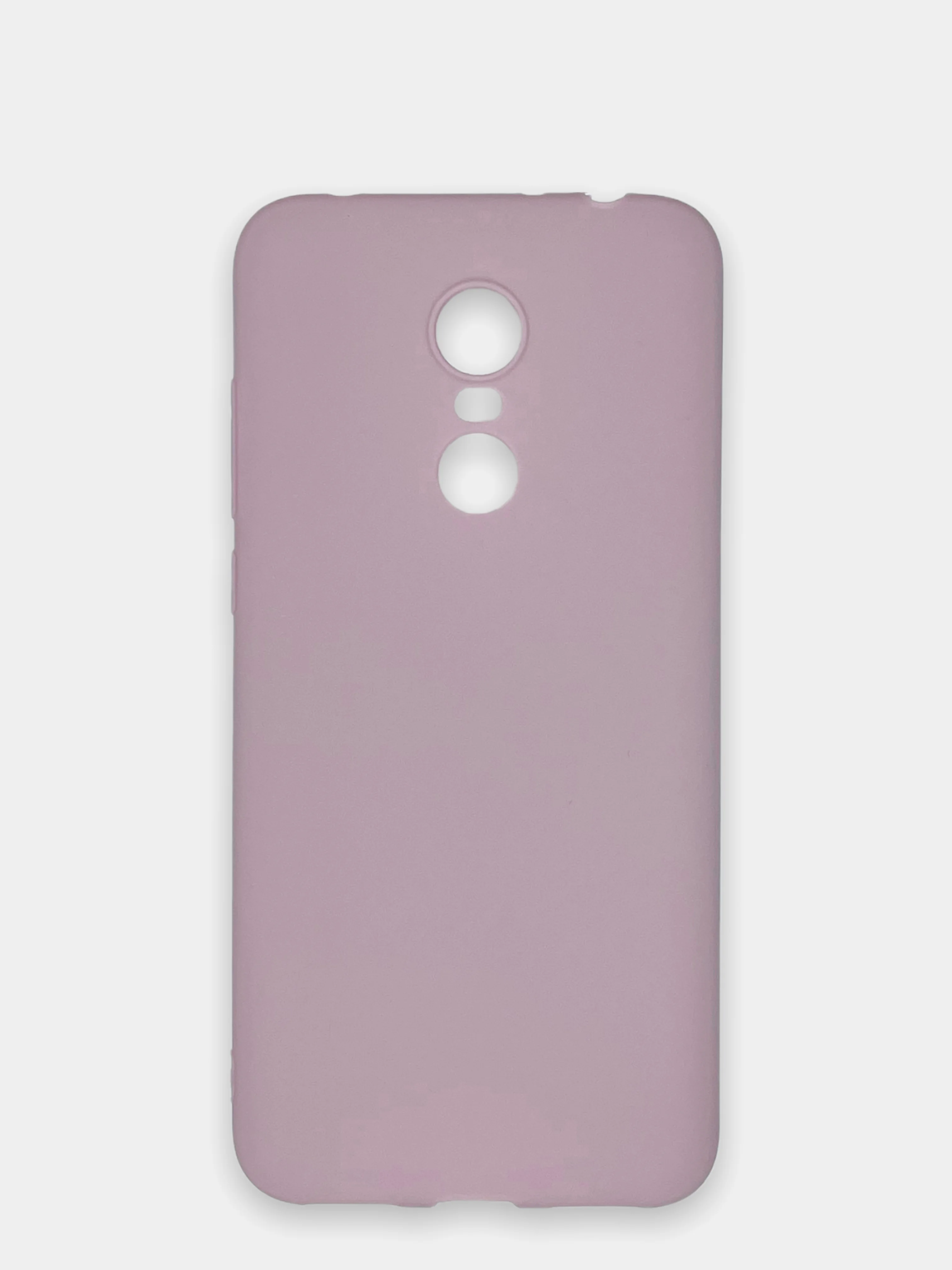 Бежевый чехол для Xiaomi Redmi 5 Plus (Сяоми Редми 5 Плюс), силиконовый, цветной, матовый