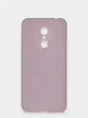 Бежевый чехол для Xiaomi Redmi 5 Plus (Сяоми Редми 5 Плюс), силиконовый, цветной, матовый
