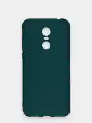 Зеленый чехол для Xiaomi Redmi 5 Plus (Сяоми Редми 5 Плюс), силиконовый, цветной, матовый