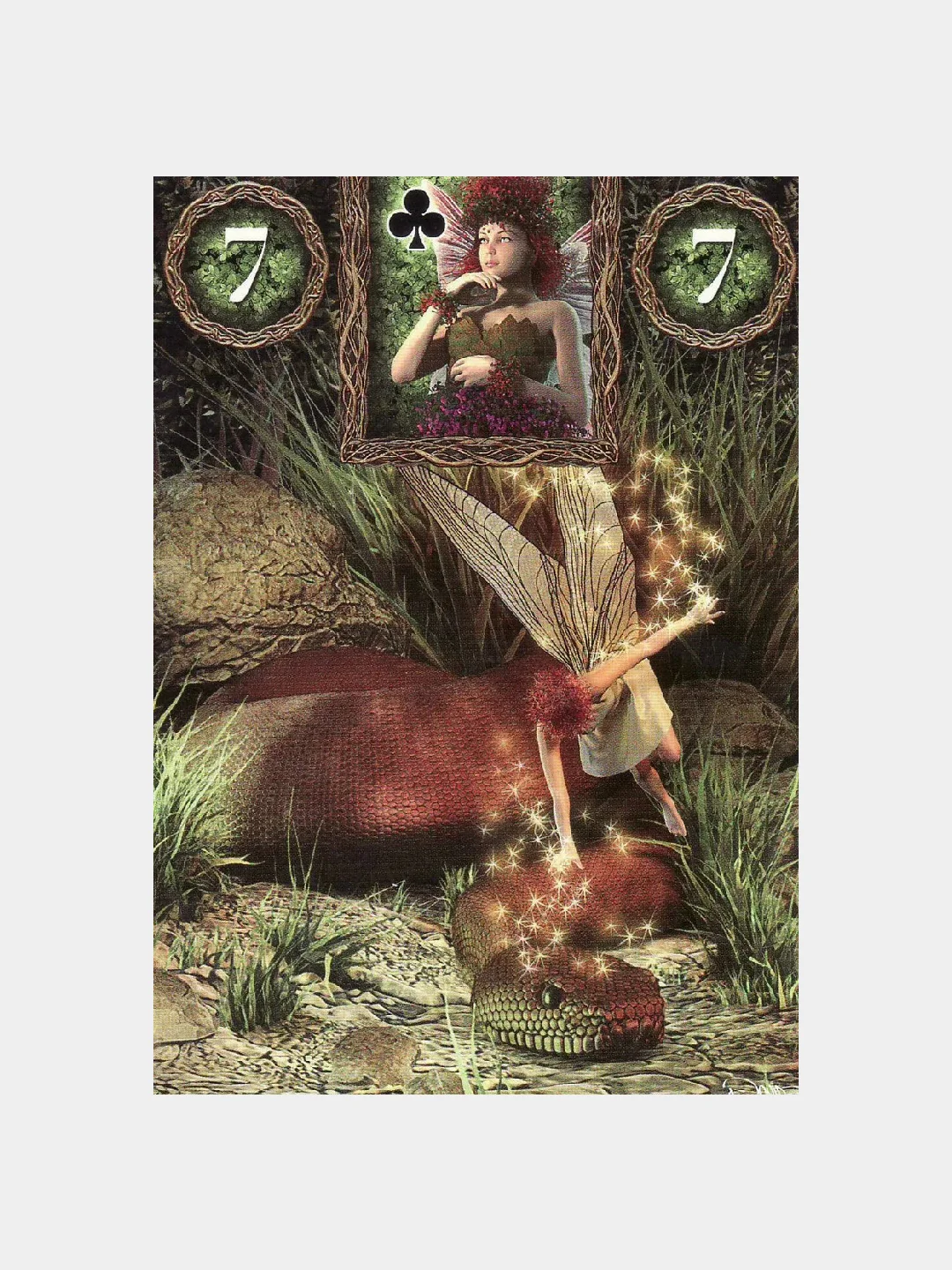 Подарочный набор. Карты Таро Феи Оракул Ленорман / Fairy Lenormand Oracle Cards -