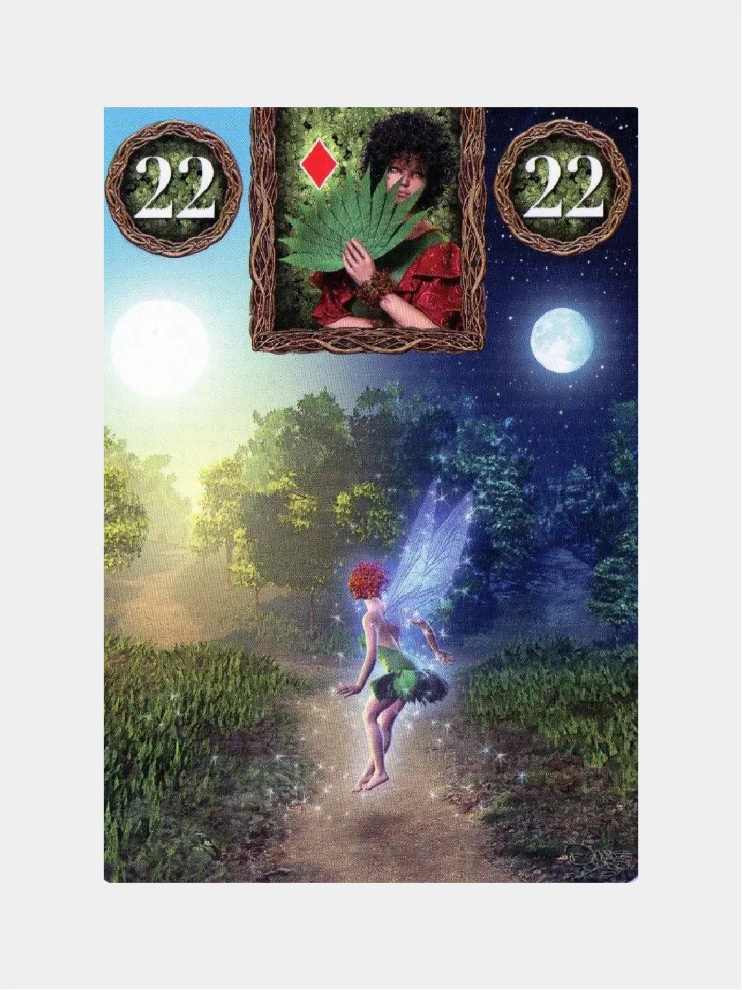 Подарочный набор. Карты Таро Феи Оракул Ленорман / Fairy Lenormand Oracle Cards -