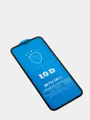 Черный защитное стекло для iPhone (10D)