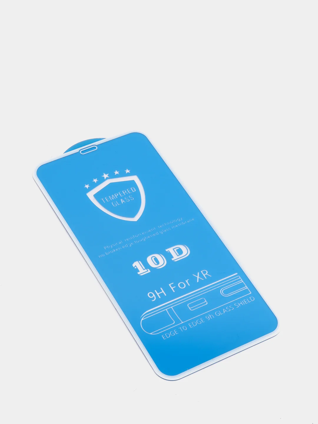Белый защитное стекло для iPhone (10D)