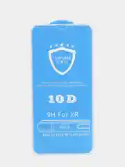 Белый защитное стекло для iPhone (10D)