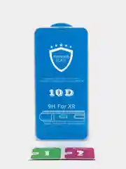 Белый защитное стекло для iPhone (10D)