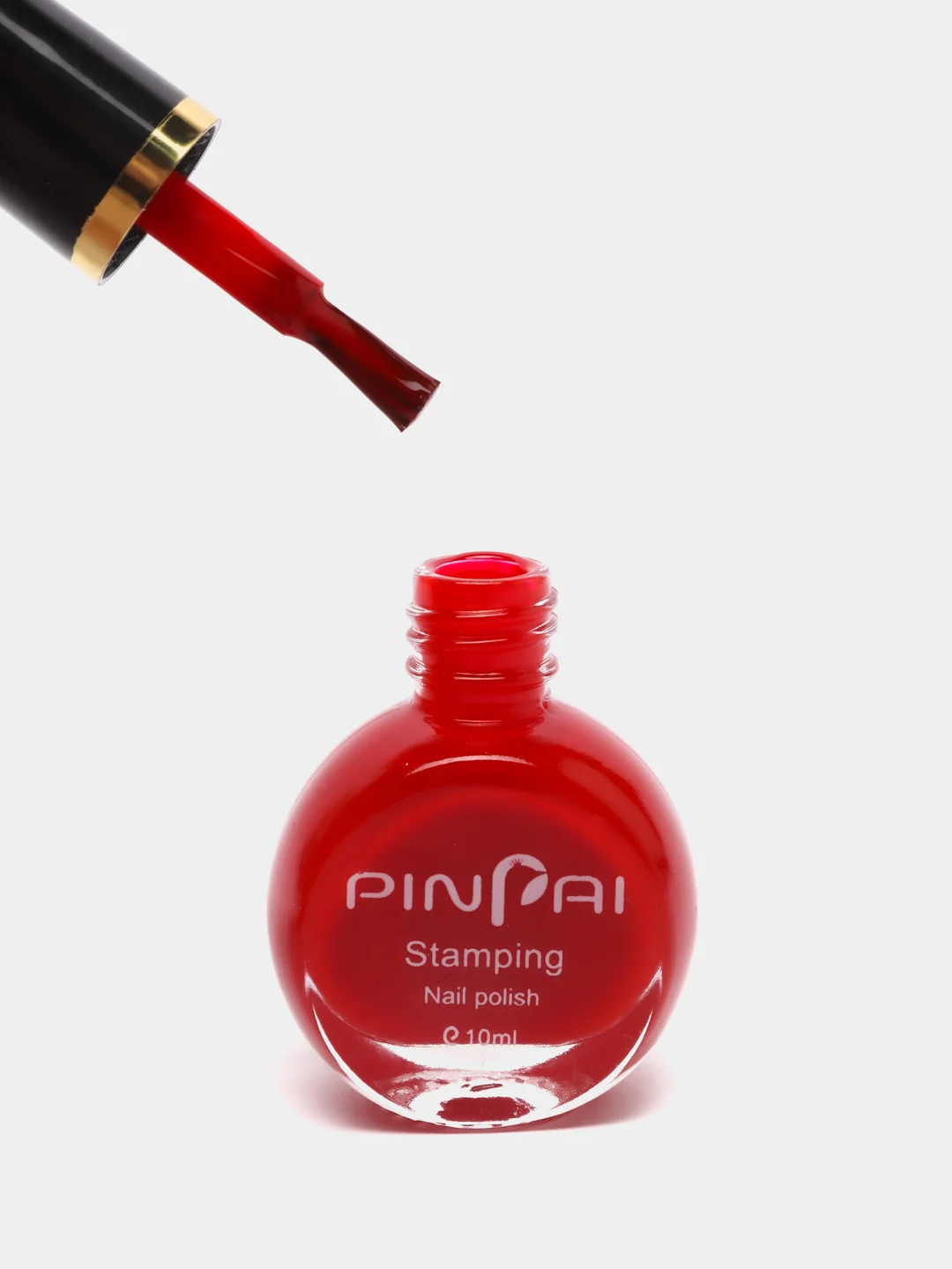 Красный лак для стемпинга PINPAI