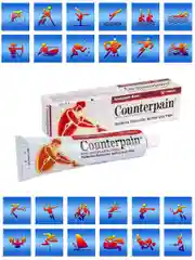 Тайский бальзам разогревающий Counterpain(Контерпейн) красный 120гр