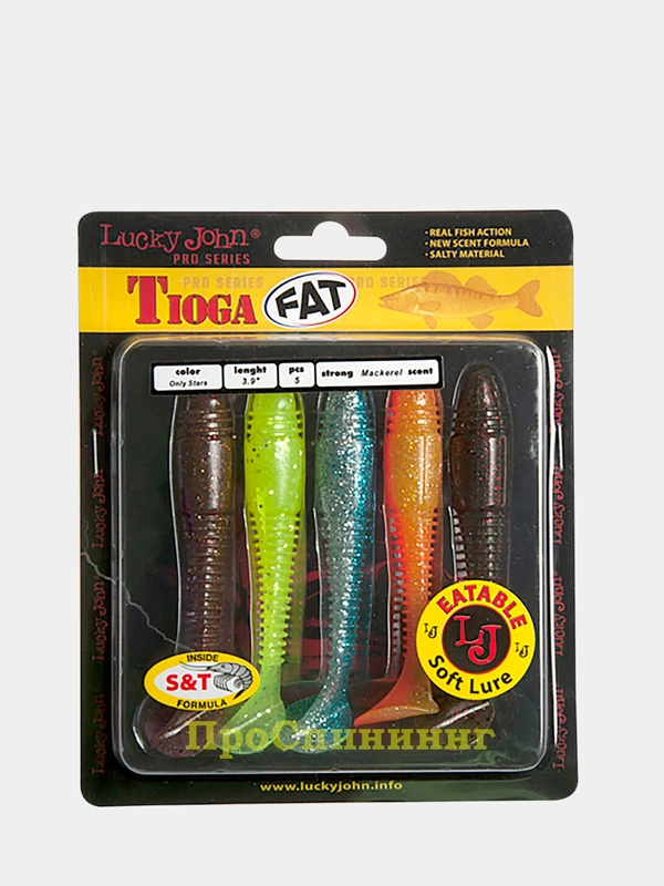Виброхвост LJ PRO SERIES TIOGA FAT