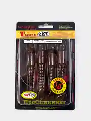 Тёмно-зелёный виброхвост LJ PRO SERIES TIOGA FAT