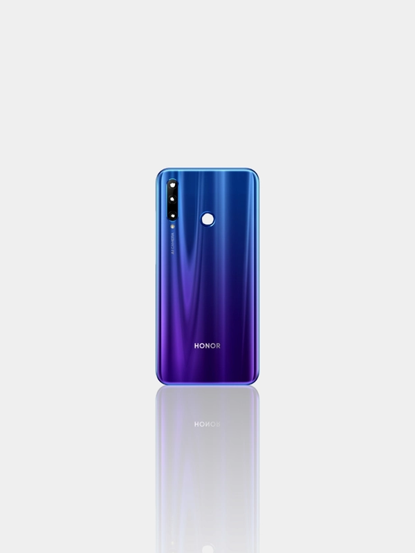 Задняя крышка для Huawei Honor 10i (HRY-LX1T)/ 20e синий со стеклом камеры