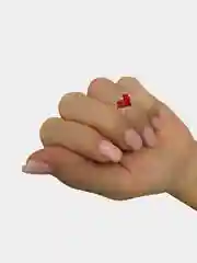 Алый кольцо из бисера несколько видов расцветок