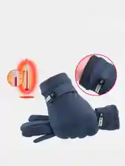 Перчатки мужские, зимние, меховые, утепленные, для сенсорного экрана