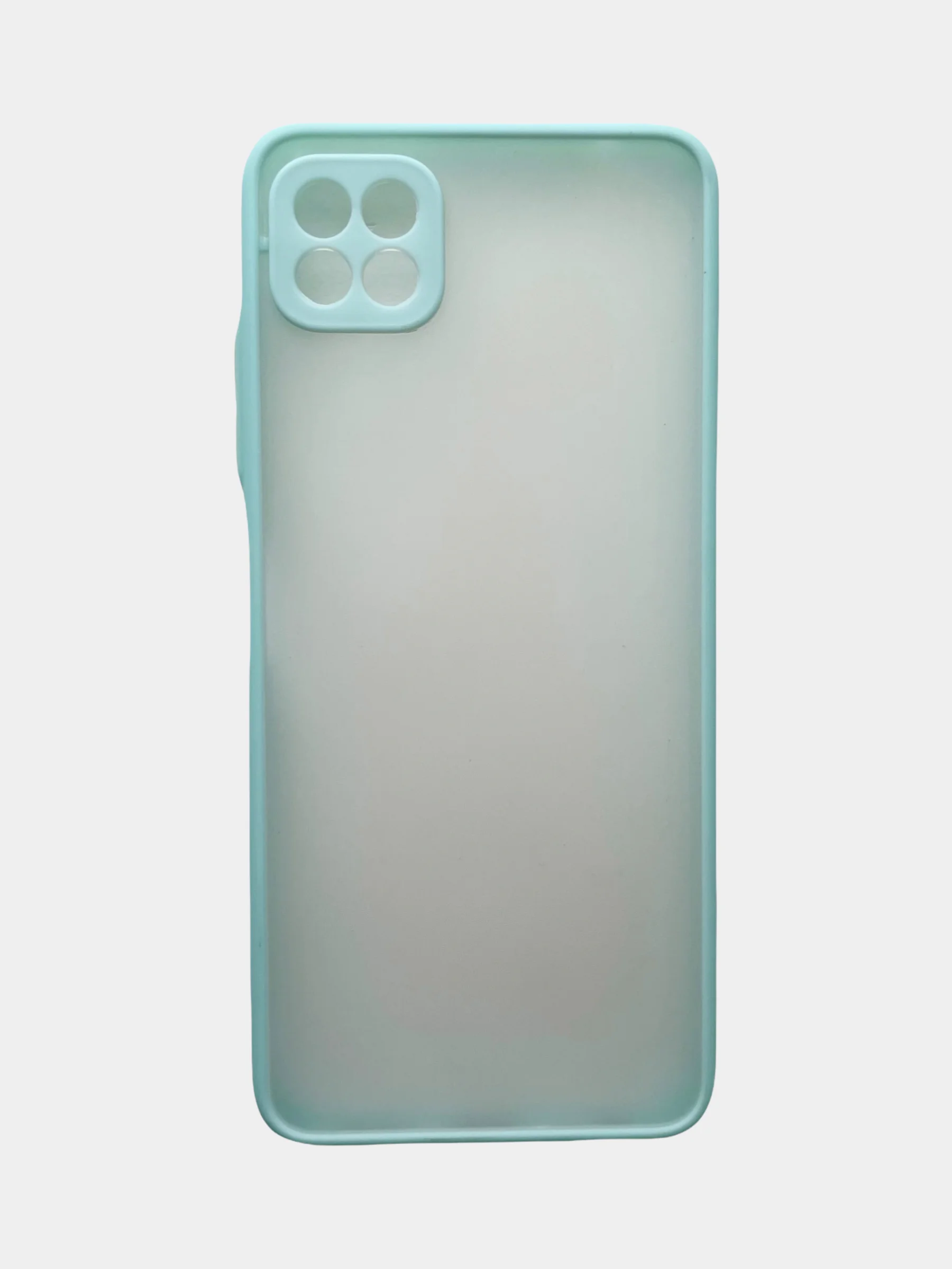 Бирюзовый матовый чехол для Samsung A22S, A03S, A12, A22, A32, A52, A72, M12, M32