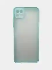 Бирюзовый матовый чехол для Samsung A22S, A03S, A12, A22, A32, A52, A72, M12, M32