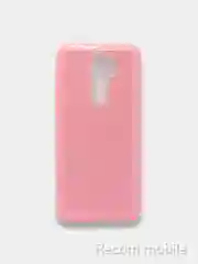 Розовый чехол блестящий Xiaomi Redmi Note 8 PRO накладка c блестками Редми Нот 8 ПРО