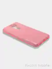 Розовый чехол блестящий Xiaomi Redmi Note 8 PRO накладка c блестками Редми Нот 8 ПРО