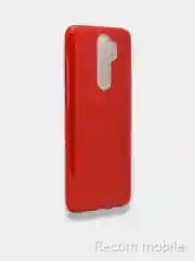 Красный чехол блестящий Xiaomi Redmi Note 8 PRO накладка c блестками Редми Нот 8 ПРО