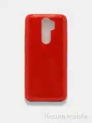 Красный чехол блестящий Xiaomi Redmi Note 8 PRO накладка c блестками Редми Нот 8 ПРО