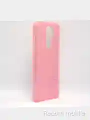 Розовый чехол блестящий Xiaomi Redmi Note 8 PRO накладка c блестками Редми Нот 8 ПРО