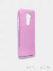 Лавандовый чехол блестящий Xiaomi Redmi Note 8 PRO накладка c блестками Редми Нот 8 ПРО