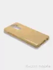 Золотой чехол блестящий Xiaomi Redmi Note 8 PRO накладка c блестками Редми Нот 8 ПРО