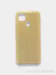 Золотой чехол c блёстками для Xiaomi Redmi Note 8, Note 8 2021 накладка блестящая