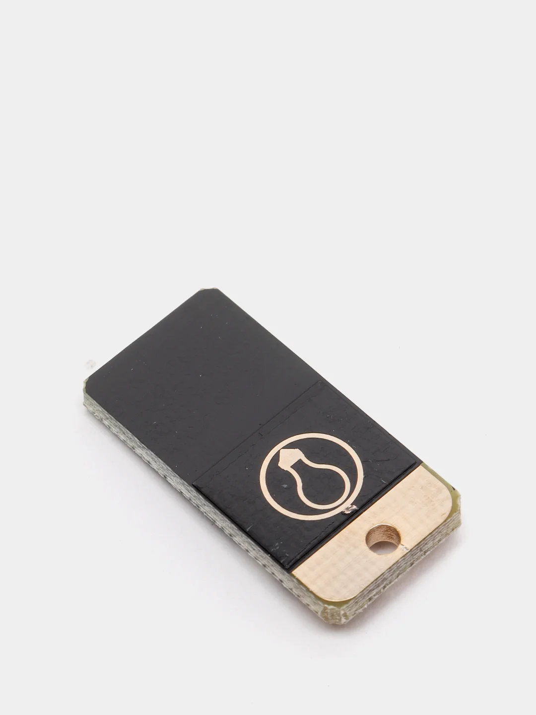 Черный брелок USB фонарик