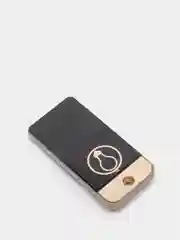 Черный брелок USB фонарик