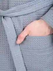 Мужской вафельный  халат