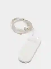 Черный светодиодная новогодняя гирлянда на батарейках