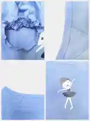 Голубой сорочка ночная для девочки