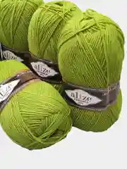 Пряжа Alize, Lanagold Fine, 100 гр-390 м, акрил 51%- мериносовая шерсть 49%