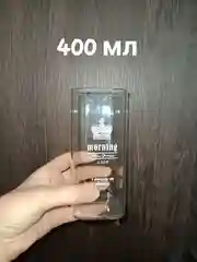 Голубой стакан квадратный