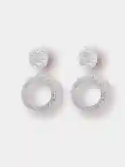 Серебряный серьги "Кольцо"
