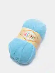 Голубой плюшевая пряжа Alize Softy(Ализе Софти), 100% микрополиэстер, 50г/115м