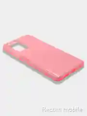 Розовый чехол блестящий Xiaomi Redmi Note 10 Pro, Note 10 Pro Max накладка c блёстками