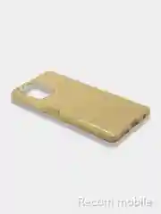 Золотой чехол блестящий Xiaomi Redmi Note 10 Pro, Note 10 Pro Max накладка c блёстками