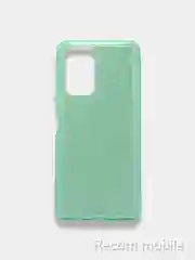 Бирюзовый чехол блестящий Xiaomi Redmi Note 10 Pro, Note 10 Pro Max накладка c блёстками