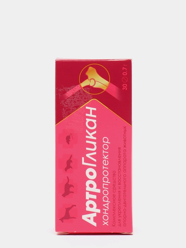 Кормовая добавка для животных артрогликан, таблетки №30