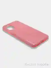Розовый чехол блестящий Xiaomi Poco M3 Pro, Redmi Note 10 5G, Redmi Note 10T накладка с блёстками