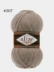 Песочный хаки пряжа Alize, Lanagold Fine, 100 гр-390 м, акрил 51%- мериносовая шерсть 49%