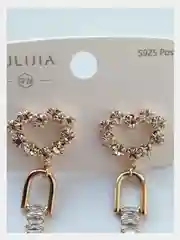 Серьги гиапоаллергенная сталь Fulijia