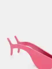 Тёмно-розовый пинцет аппликатор для накладных ресниц, пинцеты для макияжа, бигуди