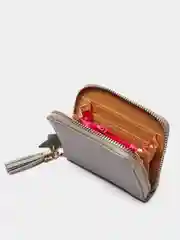 Серый кошелёк маленький "Геометрия mini"