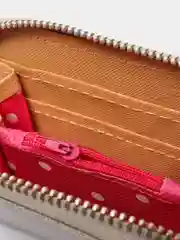 Серый кошелёк маленький "Геометрия mini"