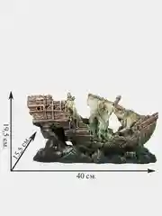 Грот DEKSI Корабль № 504 (40x15.5x19.5см.)