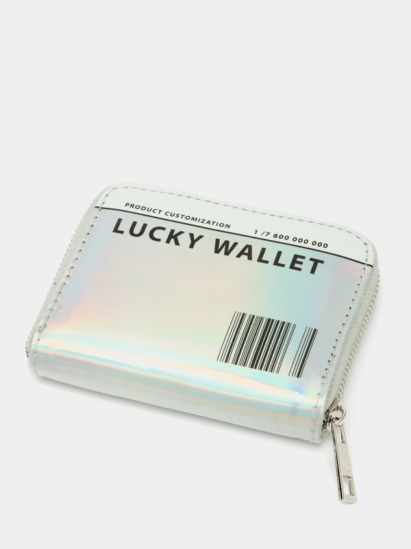 Кошелёк с голографическим эффектом Lucky wallet