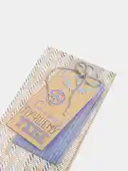 Светло-оранжевый конверты для денег мужские 16,5 х 8см