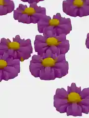 Аметистовый кабошоны цветы .Фурнитура для рукоделия. Бусины для рукоделия. Аксессуары