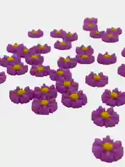 Аметистовый кабошоны цветы .Фурнитура для рукоделия. Бусины для рукоделия. Аксессуары
